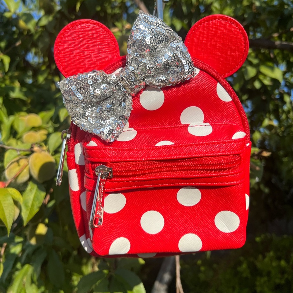 Disney x Loungefly Minnie Mouse Red and White Polka Dot mini bag